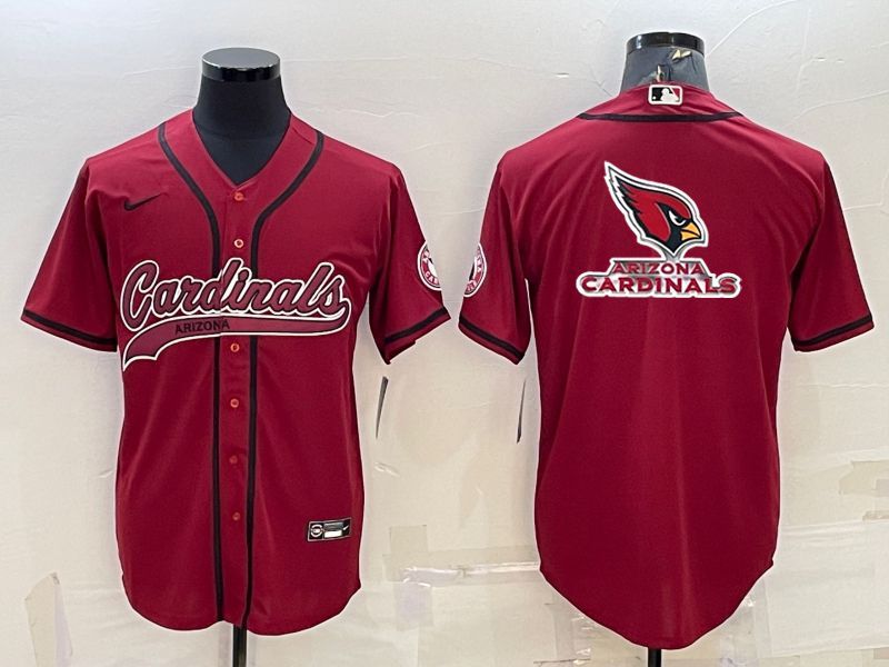Men Arizona Cardinals Blank Red 2022 Nike Co branded NFL Jerseys